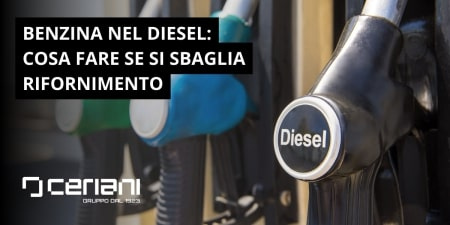 Benzina nel diesel: cosa fare se si sbaglia rifornimento