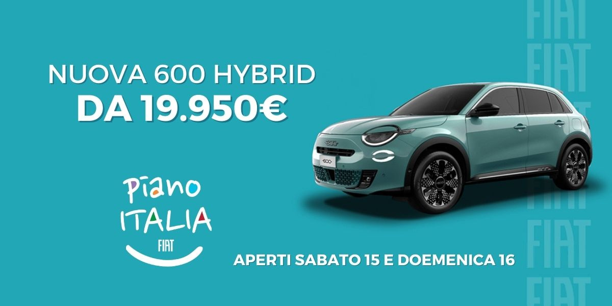 Nuova 600 Hybrid da 19.950€