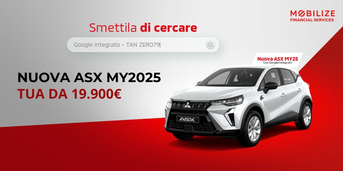 Nuova Mitsubishi ASX