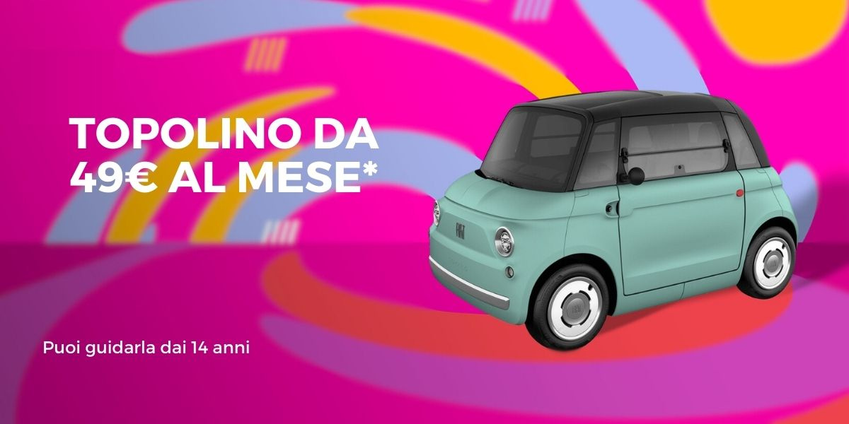 Fiat Topolino da 49€ al mese