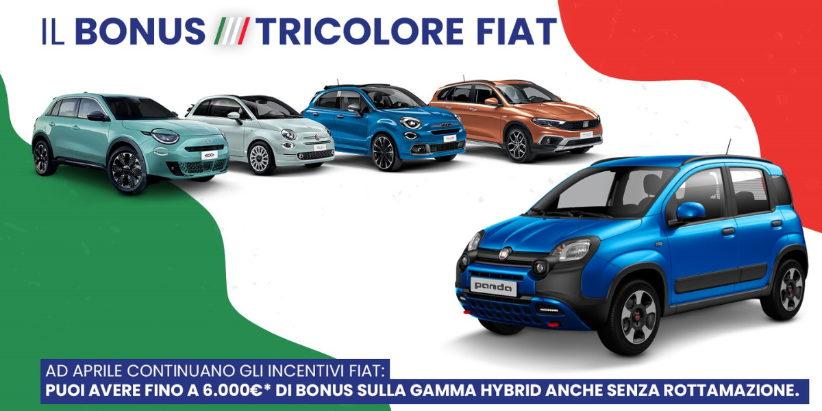 Continua il Bonus Tricolore Fiat
