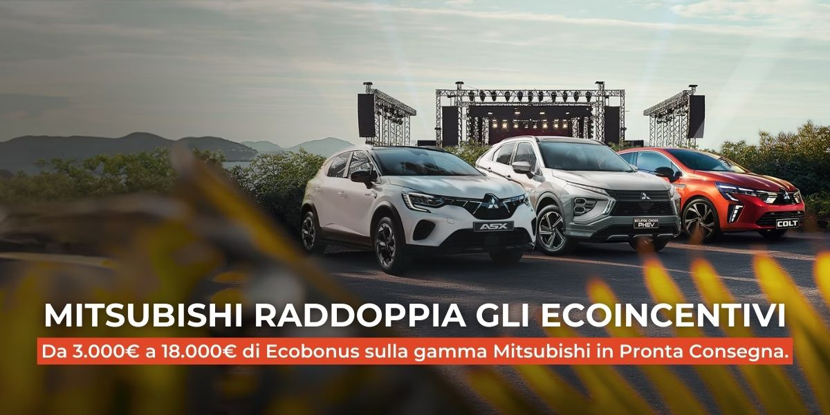 Mitsubishi raddoppia gli Ecoincentivi